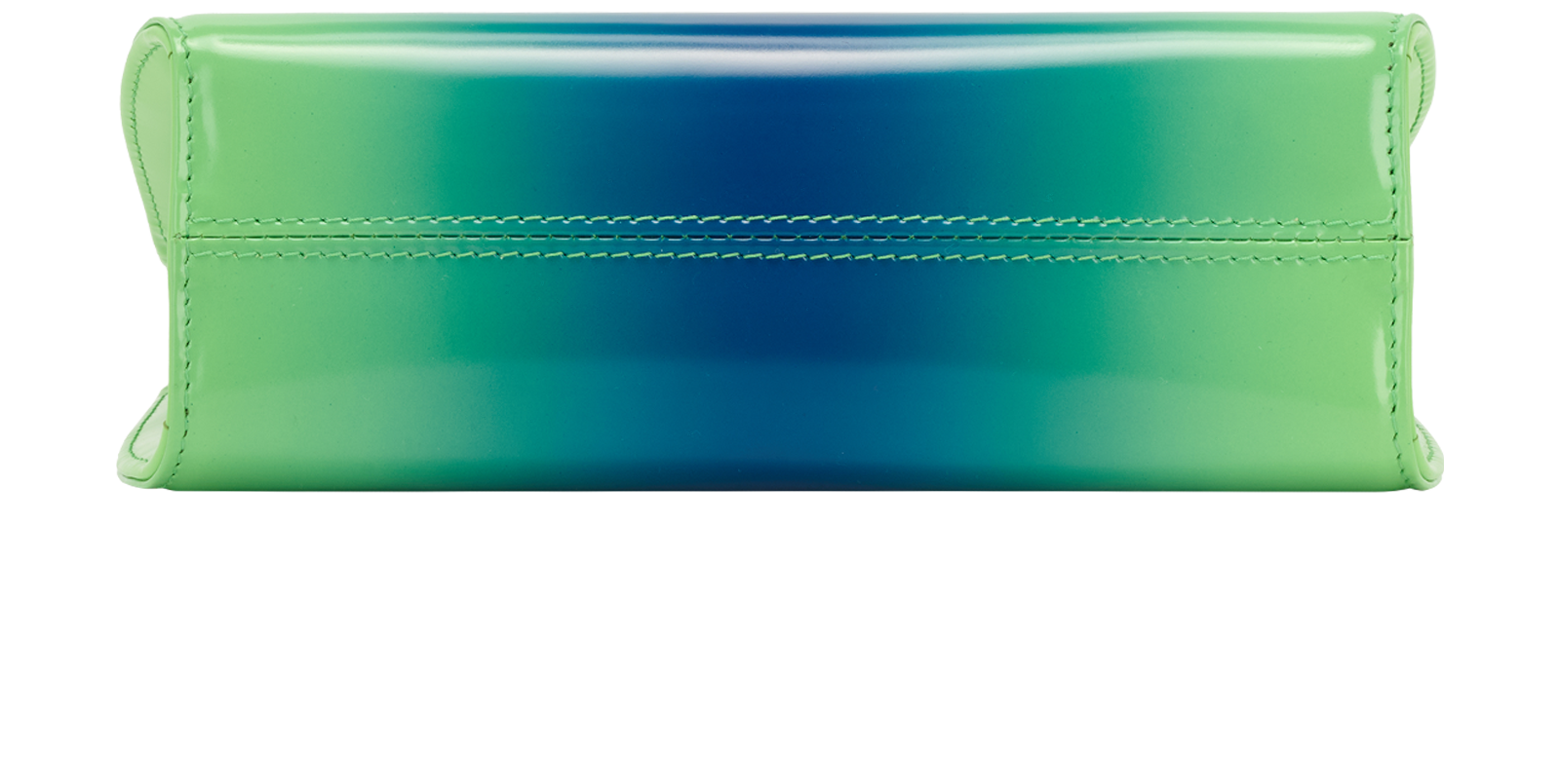 Mini Wanda Ombre Top Handle, &pound;450, Handbags, Blue/Green, Leather, Top view